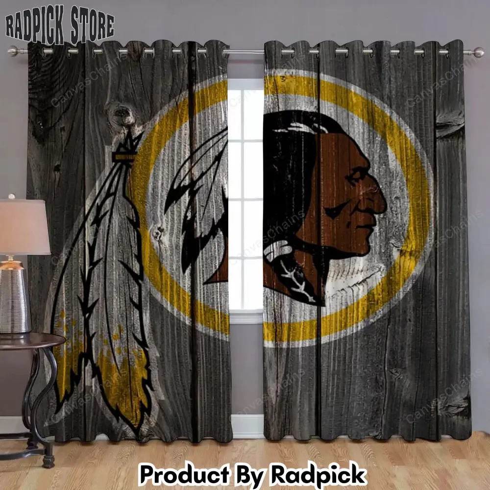 Radpick washington redskins window curtains curtains living room curtains for window rp85273
